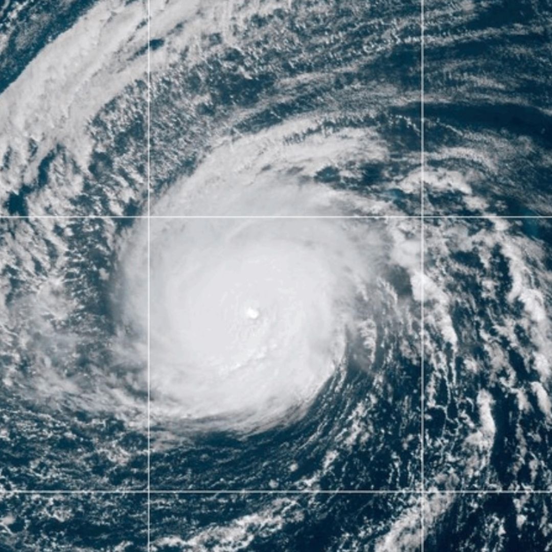 El tifón Nolo. Foto: AP
